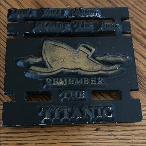 Vintage Cast Iron Motto Trivet Wall Plaque